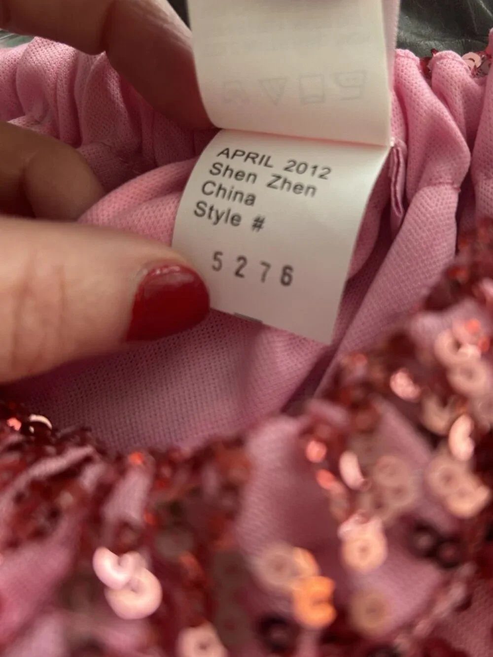 Pink Sequins Dress - Size 7 Girls - Brand New with Tags - Picture 8 of 11